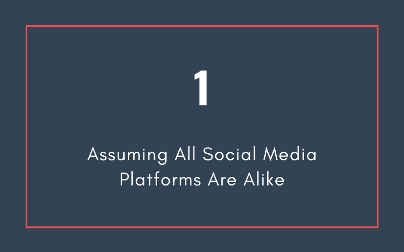 Mistake #1: Assuming All Social Media Platforms Are Alike | Xcellimark Blog