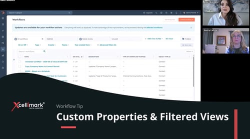 Workflow Tip Custom Properties & Filtered Views