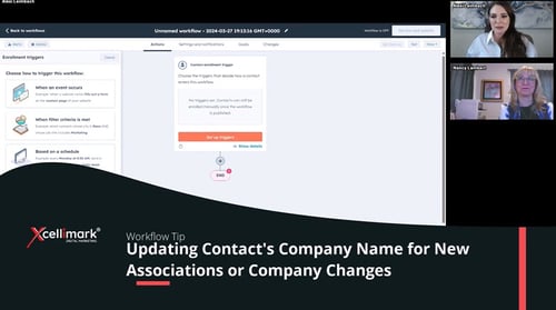 How to Set Up a HubSpot Workflow to Copy Company Name to Contact Record