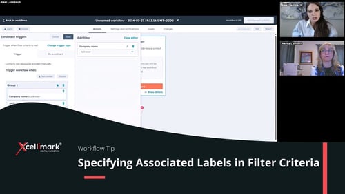 How to Filter Contacts by Association Label in HubSpot CRM Workflows