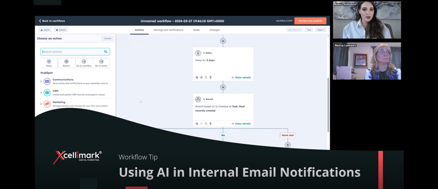 HubSpot Workflow Tips | Use AI to Create Internal Email Notifications