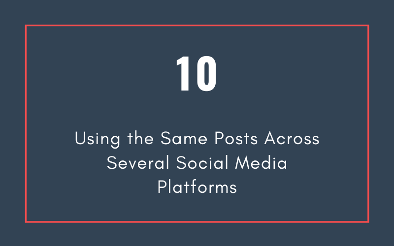Mistake #10: Using the Same Posts Across Several Social Media Platforms | Xcellimark Blog